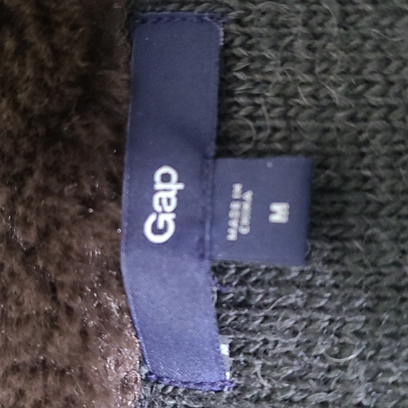 Gap Sweater Vest Faux Fur Collar, Medium - Picture 6 of 8